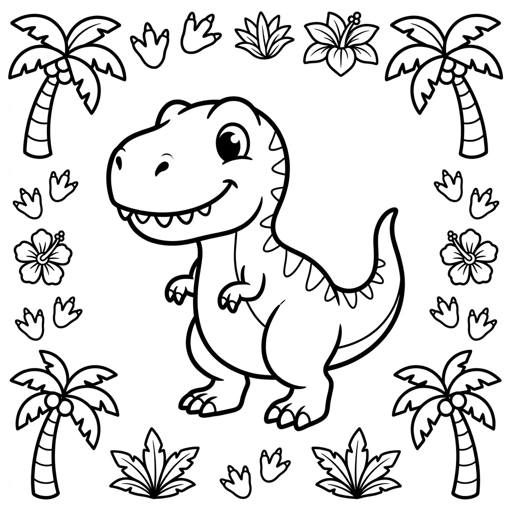 Dinosaurs coloring pages